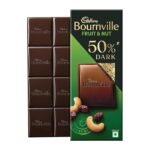 Cadbury Bournville Fruit & Nut 50% Dark Chocolate Bar, 75 Gm