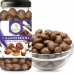 More2nuts Milk Chocolate covered Almonds 250g Jar Pack | Dry Fruit Chocolate | Badam Chocolate | Milk Chocolate