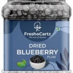 Organic Dried Blueberry Plum 500g | Whole & Naturally Sweet | High in Antioxidants & Fiber | Healthy Snack | Blueberry Dried Superfood | Premium Dry Fruit