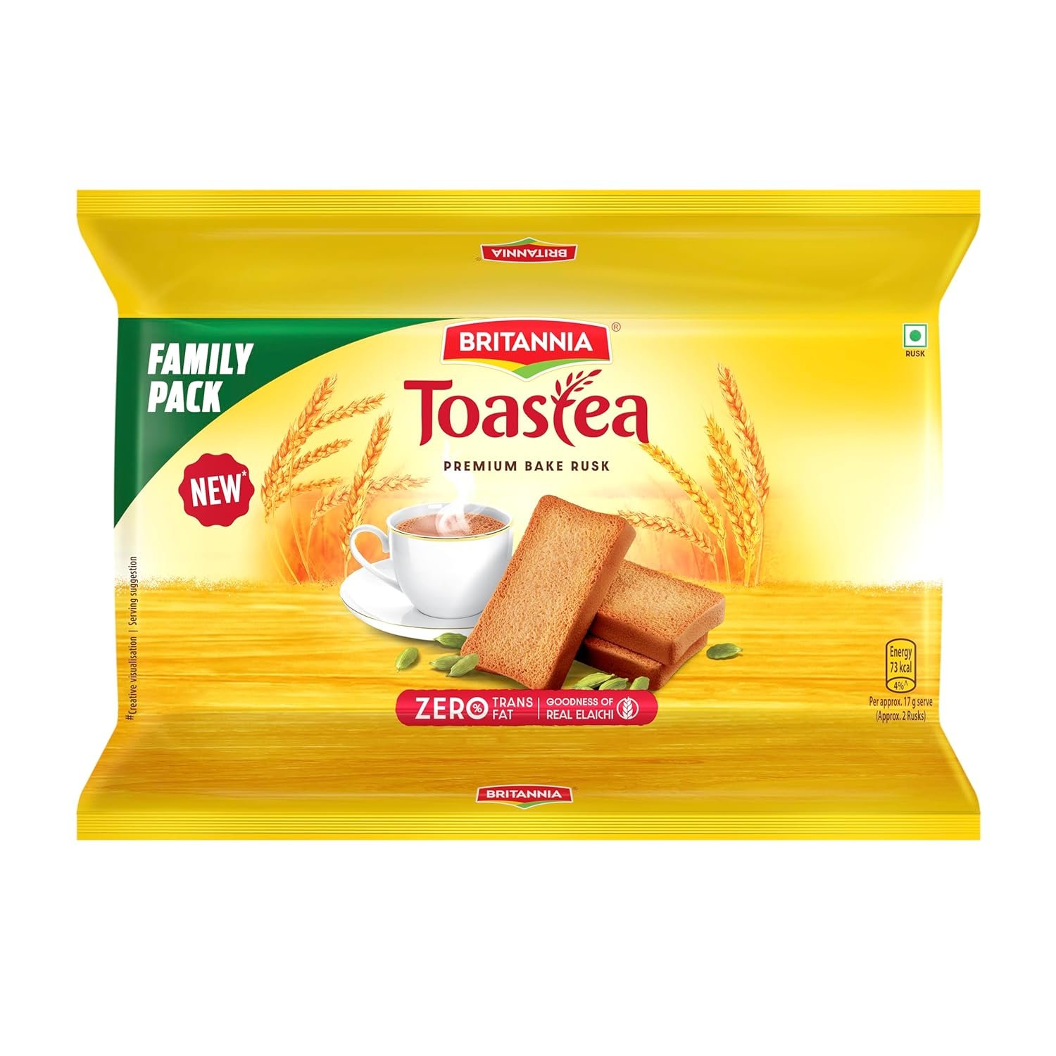 Britannia Rusk Toastea Premium Bake, 668g, Brown Britannia Rusk Toastea Premium Bake, 668g, Brown