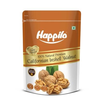 Happilo Premium Inshell Dried Walnut 500g (Pack of 1) | Dry Fruits, Healthy Snacks | Large Size | Walnut with Shell | Rich in Protein, Antioxidants & Source of Omega-3