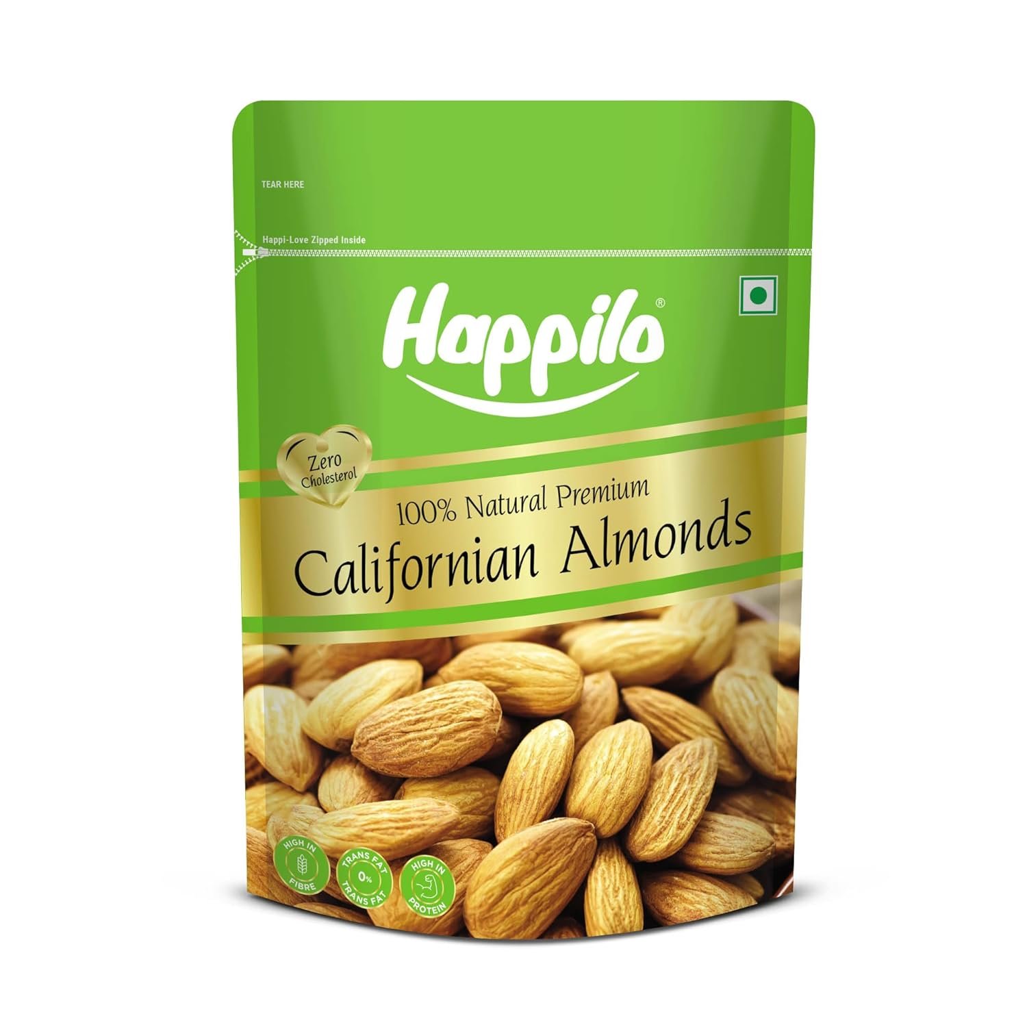 Happilo Premium Natural Californian Almonds 500g | Badam Giri, Healthy Snacks, Dry Fruits | Crunchy Nuts | High in Fiber | Rich in Protein | Magnesium | Phosphorus | Dietary... Happilo Premium Natural Californian Almonds 500g | Badam Giri, Healthy Snacks, Dry Fruits | Crunchy Nuts | High in Fiber | Rich in Protein | Magnesium | Phosphorus | Dietary...