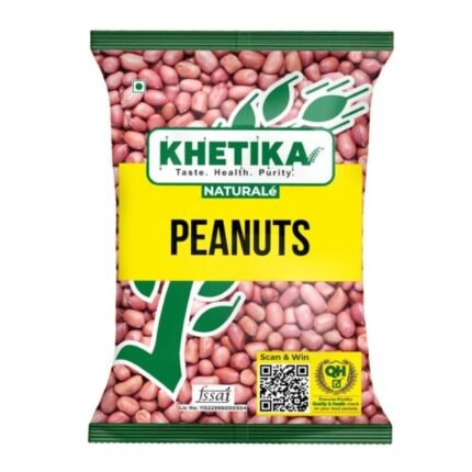 Khetika Peanuts | 500g | Ground Nut Raw, Groundnut, Raw Peanuts 500g, Moongfali, Unpolished, Rich in Protien & Fiber, Naturale (Pallilu)