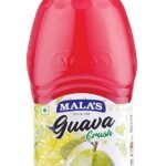Mala's Crush Pet Bottle Natural and Real Fruit Extracts Pet Bottle, Guava, 1000 Gram