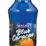 Mala's Fruit Mocktail Syrup Blue Curacao Mocktail, 750ml | Blue Lagoon | Cool Blue | For Cocktails, Syrups, Mojito, & Squash