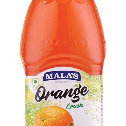 Mala's Mala Orange Crush Fruit Drink - 1 Litre Bottle, 1000 G, No Preservatives