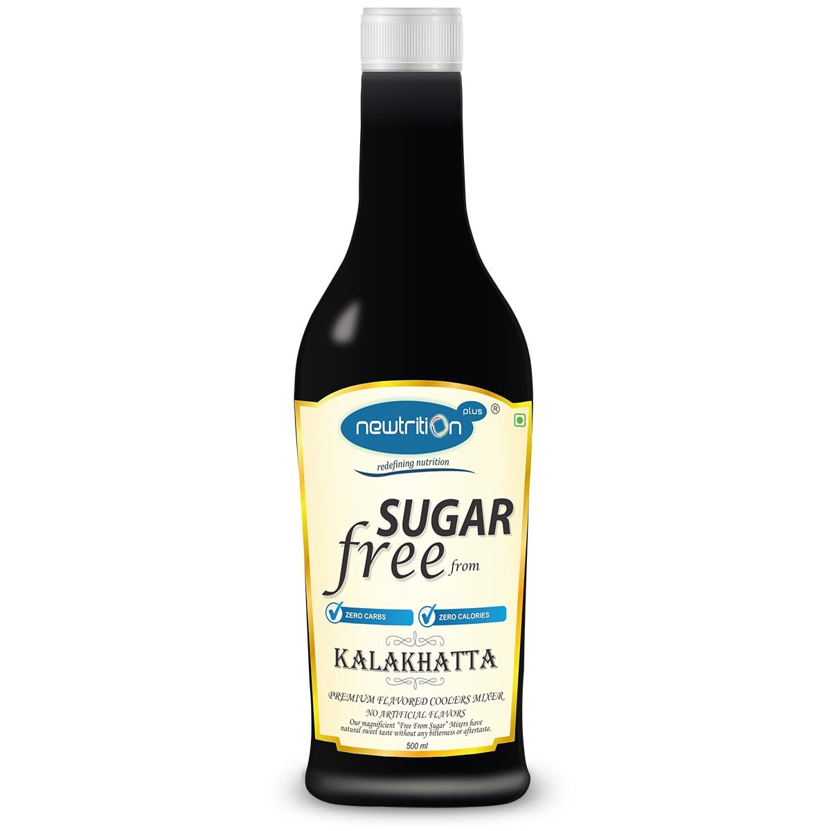 Newtrition Plus Redefining Nutrition Kalakhatta - Sugar Free Syrups (Zero Calorie, Keto Friendly) 500 ml Newtrition Plus Redefining Nutrition Kalakhatta - Sugar Free Syrups (Zero Calorie, Keto Friendly) 500 ml