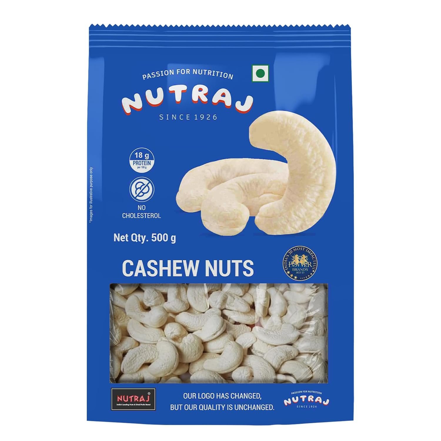 Nutraj Indian Cashews (Kaju) (500g ) Pouch-Whole| Dry Fruits and Nuts Cashews | 100% Unpolished | Crunchy & Fresh Nutraj Indian Cashews (Kaju) (500g ) Pouch-Whole| Dry Fruits and Nuts Cashews | 100% Unpolished | Crunchy & Fresh