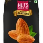 Nuts About You Premium ALMONDS, 500 g | New Crop | Premium | 100% Natural | Badam | Fresh & Crisp |