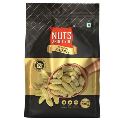 Nuts About You RAISIN 500 g | New Crop 2025 | Extra Long | Premium | 100% Natural | Kishmish | Saugi