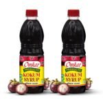 Omkar Products Kokum Sharbat/Syrup (Can)–Makes 35 glasses of 200ml |No Added Flavour or Preservatives |Refreshing Traditional Summer Drink (750ml (Bottle)(Pack of 2))