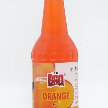 RK Homemade Natural Syrup® | Orange Concentrated Syrup & Squash | Gluten-Free | 100% Vegan & good for picnic & parties | Perfect Refreshing Beverage Base