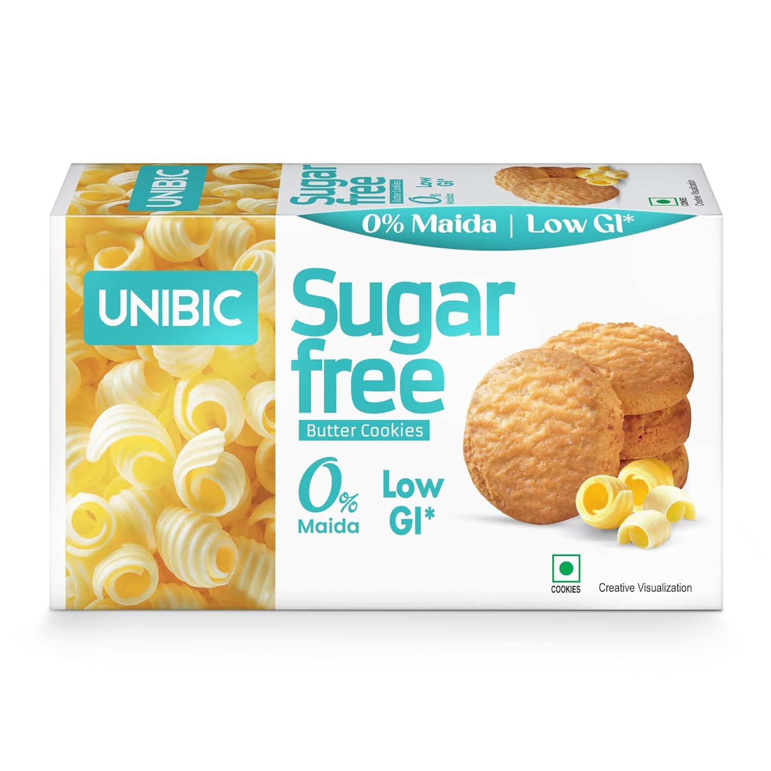 Unibic Sugar Free Butter Cookies 202.5g I Low GI No Maida I Sugar-Free Snack I Healthy Cookies (weight may vary) Unibic Sugar Free Butter Cookies 202.5g I Low GI No Maida I Sugar-Free Snack I Healthy Cookies (weight may vary)