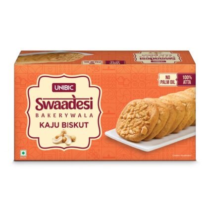 Unibic Swaadesi Kaju Bakery Biscuits - No Maida, No Palm Oil I Bakery Biscuits I 225 gm