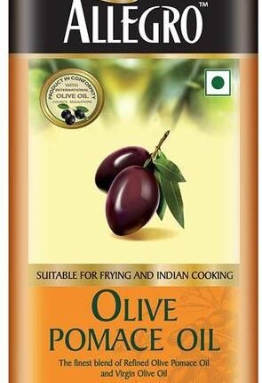 Allegro Pomace Olive Oil, Suitable For Everyday Indian Cooking & Deep Frying Olive Oil Plastic Bottle Price in India - Buy Allegro Pomace Olive Oil, Suitable For Everyday Indian...