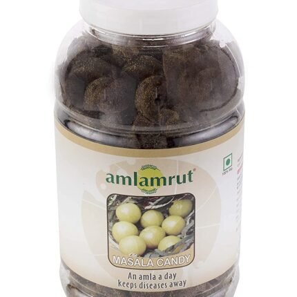 Amlamrut Amla Masala Candy | Indian Gooseberry Fruity Treat with Masala | Tangy Snack | Natural Amla Candy | 1.250 Kg Each (Pack of 12)