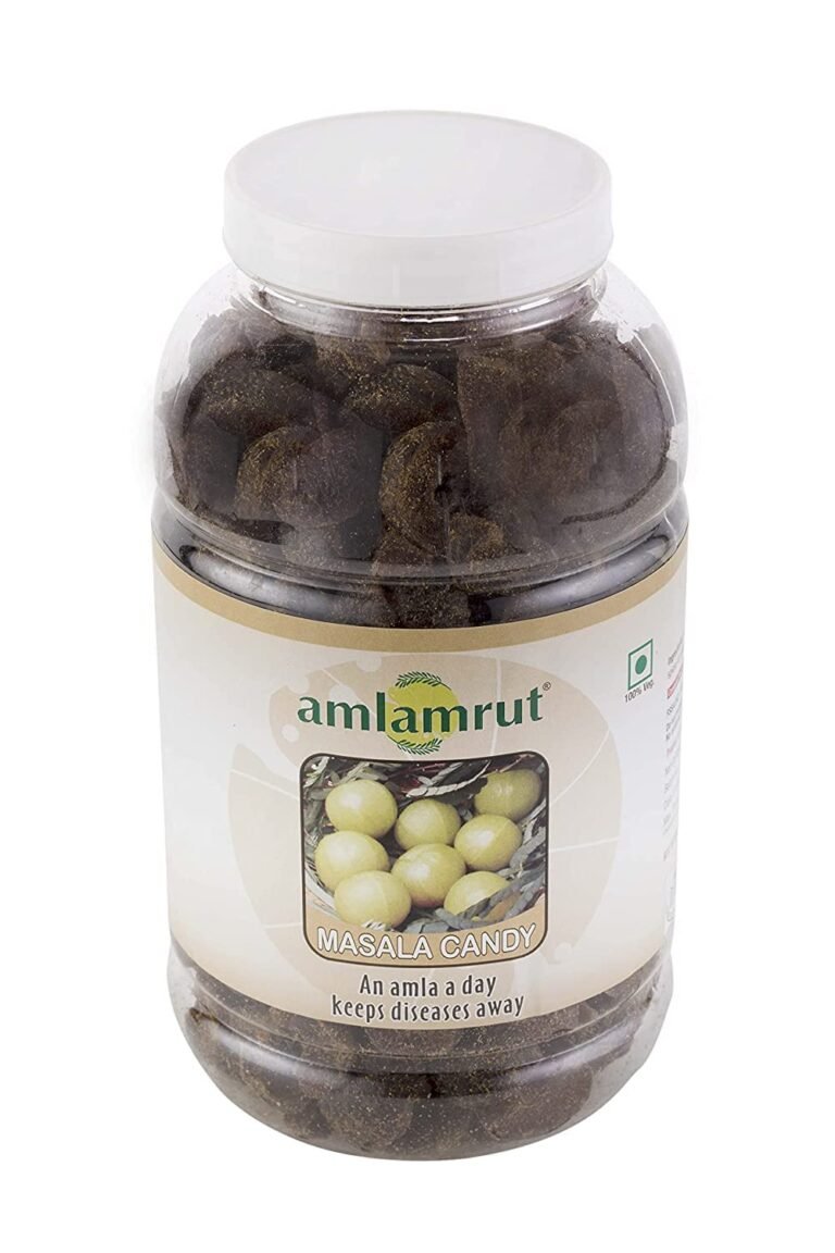 Amlamrut Amla Masala Candy | Indian Gooseberry Fruity Treat with Masala | Tangy Snack | Natural Amla Candy | 1.250 Kg Each (Pack of 12)
