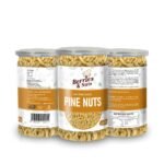 Berries And Nuts Premium Pine Nut Kernels | Chilgoza Magaz Giri | 600 Grams | 3 Bottle of 200 Grams