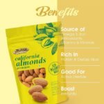 Tulsi California Almonds Premium 800g (200g x 4) | Whole Almond | Rich in Vitamins & Minerals | Good for Health | Loaded with Antioxidants | Nuts & Dry Fruits|Badam Giri | Healthy Nuts | (Pack of 4) - Image 4