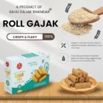 SAHU GAJAK BHANDAR Crispy Gajjak Roll 1400 Gm (Pack Of 4 Each 350) | Chikki | Gachak | Gazak | Gazzak | Tilkut | Sesame Bar | Jaggery Snacks Diwali Gift - Image 4