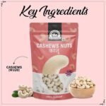 Wonderland Foods 800g (400g X 2) Dry Fruits Whole Cashews (Kaju) W320-Grade Pouch - Image 5