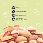 Pureheart Nutreat Salted Pistachios (1000 gm) Natural Premium Lightly Roasted Pista/Dry Fruit - Delicious & Crunchy - Reusable Jar - Image 3