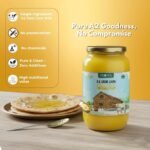 Ubharta A2 Desi Cow Ghee (1 Litre) | Traditional Bilona Method | Grassfed Hand-Churned Ghee | Pure & Healthy, Firewood-Cooked Indian A2 Desi Cow Ghee - Image 4