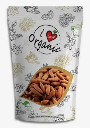 I love Organic 100% Natural Pine Nuts With Shell || Gluten Free || Chilgoza Giri || Chilgoja Seeds | Pine Seeds Jumbo Size | Pure Dry Fruits (1000 gm)