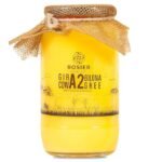 ROSIER A2 Gir Cow Ghee (1 litre) | Traditional Bilona Method A2 Gir Cow Ghee | Grassfed, Pure and Healthy Desi Cow Ghee (Glass Bottle - 1000 ML)