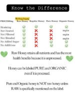 The Honey Company Clover (Berseem) Raw Honey 550g – 100% Pure, Unprocessed, Unheated, Unblended, Nectar from Clover Flowers, No Additives – Smooth, Mild & Excellent Light Breakfast Honey( pack of 3) - Image 2