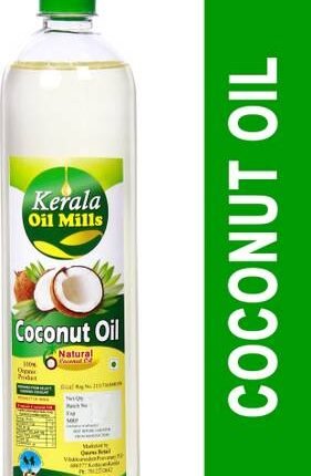 Kerala Oil Mills Coconut Oil [Cooking & Hair Oil] 100% Natural Coconut Oil Plastic Bottle