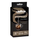 Lavazza Caffe Espresso, 100% Arabica Light Roast Ground Coffee, 250 G (Pack Of 6), Box