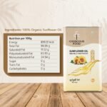 Conscious Food Cold Pressed Sunflower Oil | 5 Litre | Certified Organic | Healthy Cooking Oil | Tin Can | High in Antioxidants, Delicious & Healthy - Image 2