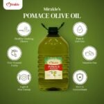 Mirakle POMACE OLIVE OIL 5 L Olive Oil Plastic Bottle Price in India - Buy Mirakle POMACE OLIVE OIL 5 L Olive Oil Plastic Bottle online at Flipkart.com
