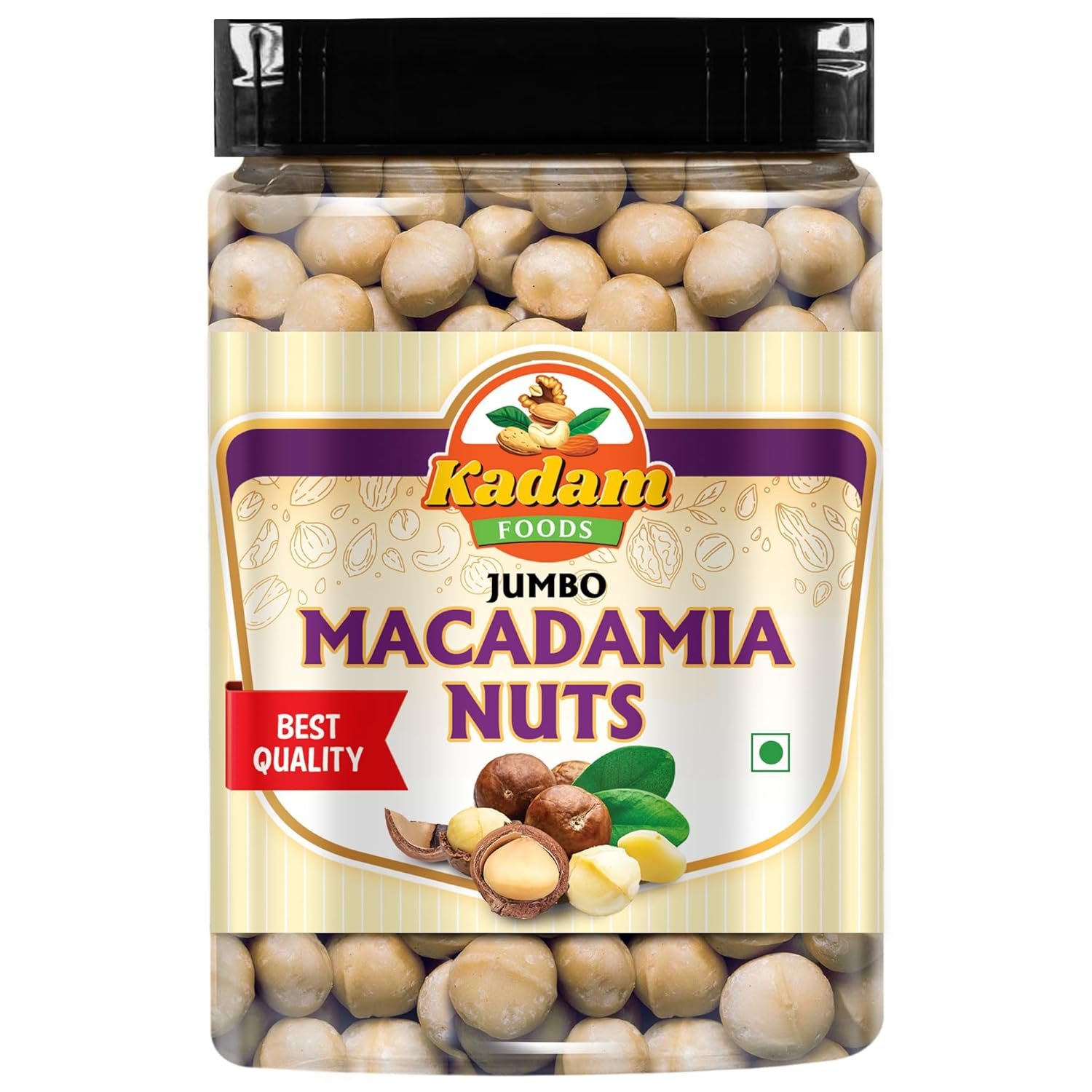 M.K. DRY FRUIT Macadamia Nuts (1kg) and Roasted & Salted Pumpkin Seeds Natural (250g) | COMBO OF 2 M.K. DRY FRUIT Macadamia Nuts (1kg) and Roasted & Salted Pumpkin Seeds Natural (250g) | COMBO OF 2