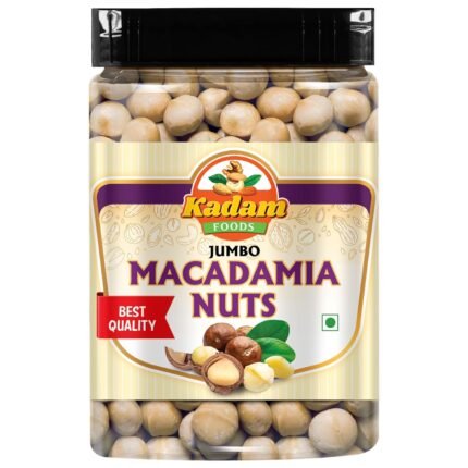 M.K. DRY FRUIT Macadamia Nuts (500g) and Premium Pine Nuts Jumbo Size (500g) | COMBO OF 2