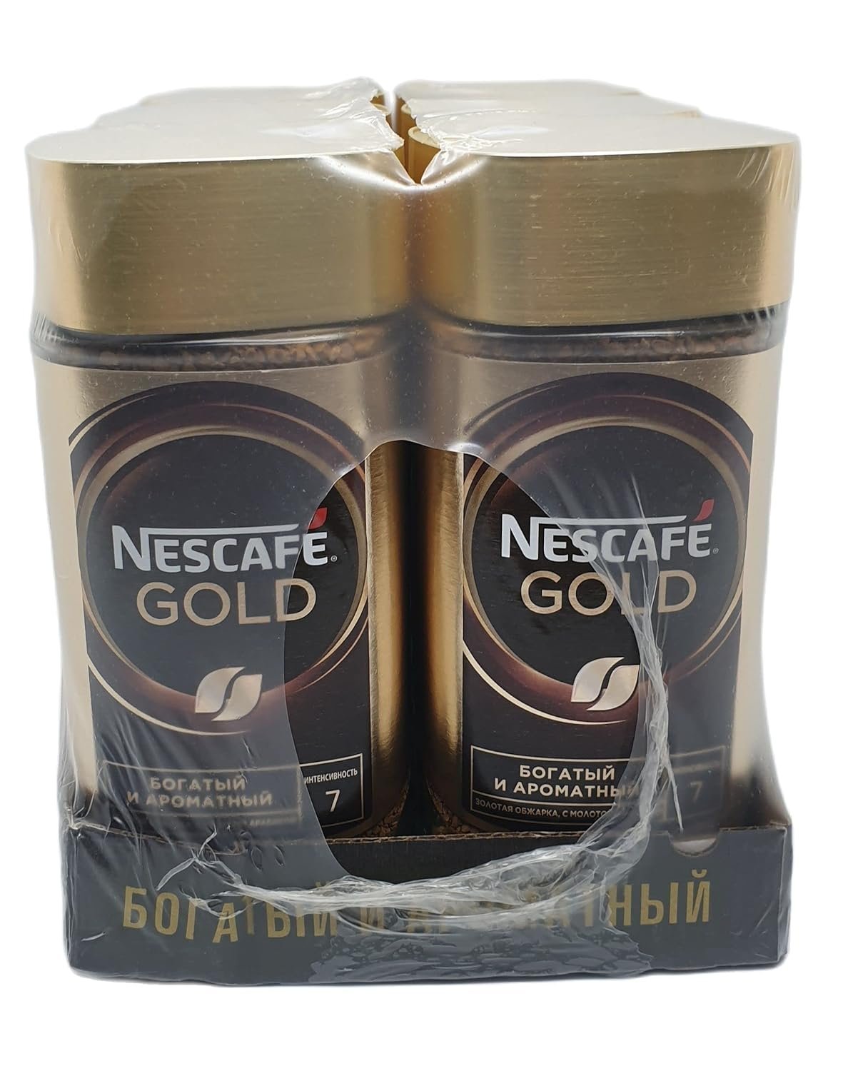 Nescafe Gold Coffee Intensity 7, 6.7 oz ℮ 190 g, 6 Pack Nescafe Gold Coffee Intensity 7, 6.7 oz ℮ 190 g, 6 Pack