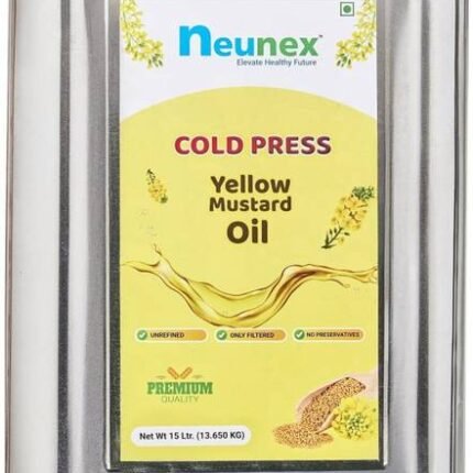 NEUNEX Cold Pressed | Helps Manage Cholesterol, Rich in Omega 3 & Vitamin E |Yellow Mustard Oil Tin Price in India - Buy NEUNEX Cold Pressed | Helps Manage Cholesterol, Rich in...