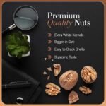 Nutraj Anmol Walnuts Inshell 2000g (2 x 1000g)| Raw Akhrot With Shell | Delicious & Crunchy Walnut | High in anti oxidants | Brain food | Pack of 2 - Image 4