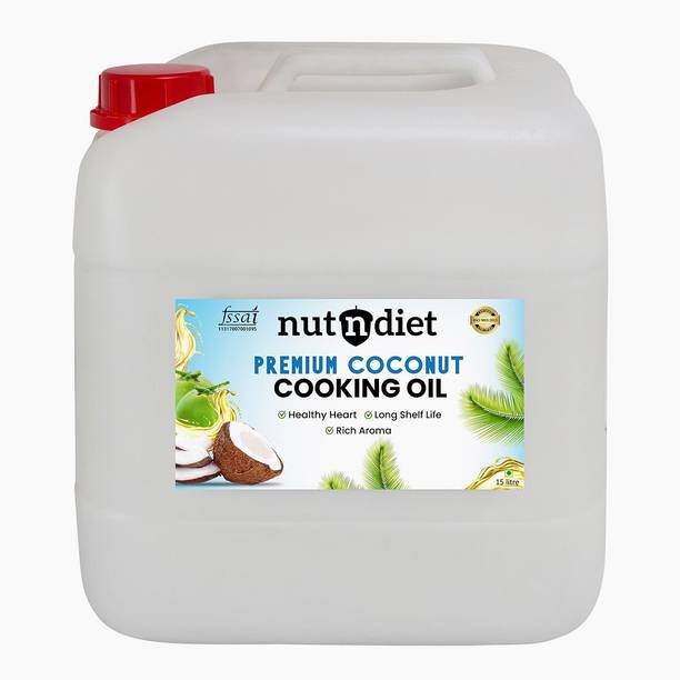 nutndiet premium coconut cooking oil 15 L Coconut Oil Can nutndiet premium coconut cooking oil 15 L Coconut Oil Can