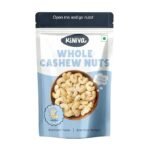Kiniva Whole Cashews 1kg - Raw & Natural, Rich in Protein, Healthy Snack, Perfect for Cooking, Baking, or Snacking