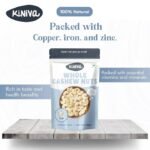Kiniva Whole Cashews 1kg - Raw & Natural, Rich in Protein, Healthy Snack, Perfect for Cooking, Baking, or Snacking - Image 4