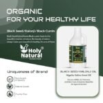 Holy Natural Cold-Pressed Organic Black Seed/Nigella Sativa/Kalonji Seeds Oil (1000ml) | Virgin Grade, No GMO, and Untreated Edible Oil | Weight loss, Immunity Booster | Hair & Skin - Image 5