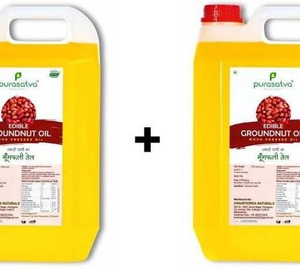 PURASATVA Natural Groundnut Oil Can