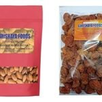 GIRISHAYA FOODS Kashmiri Mamra Badam/Almond 250G + Kashmiri Mamra Badam/Almond 200G + Kashmiri Apricot 250G + Kishmish 250G | Carefully Selected Ingredients | Hygienic Packaging|