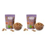 Shree Ganapati Bhandar Mamra Super Jumbo Almonds Pouch | Badam | Dry Fruits and Nuts | Grocery Items | Healthy Snack | Rich in Nutrients | Ideal for Daily Nutrition | 500 gm x...