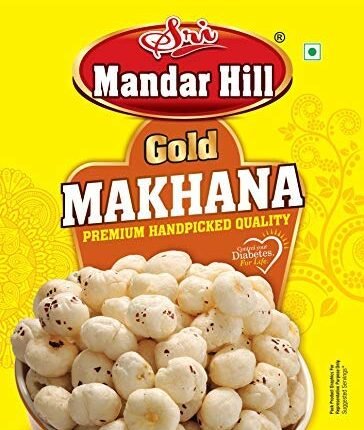 Sri Mandar Hill Lotus Seeds Pop/Gorgon Nut Puffed Kernel (Makhana) (Premium Handpicked Quality) Big Size 5kg (250gms*20)