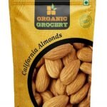 Organic Grocery Natural Premium California Almonds - 1kg | Premium Badam | High in Fiber & Boost Immunity | Real Nuts | High in Fiber & Boost Immunity | Whole Natural Badam