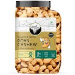 Forest Found Oven Roasted And Salted Cashew Nuts (900 Gm) | W320 Grade| Premium Crunchy Kaju | Low Sodium, Oil Free, Roasted By Dry Roasting Technique
