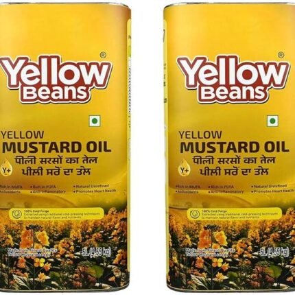 Yellow Beans Yellow Mustard Oil 5L Each Combo Pack of 2(Cold Pressed) Goodness Of Omega 3 Mustard Oil Tin Price in India - Buy Yellow Beans Yellow Mustard Oil 5L Each Combo Pack...